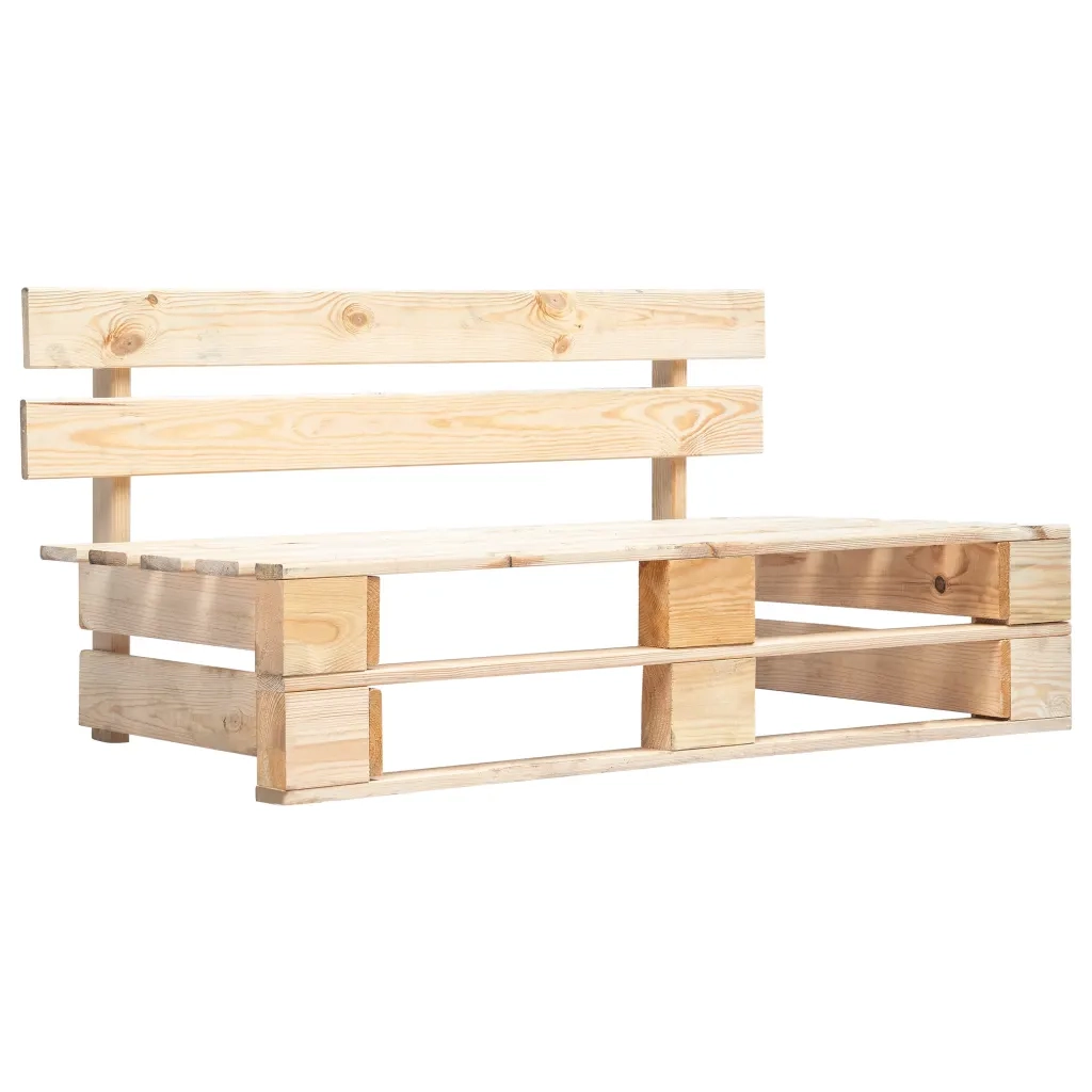 Panca da Giardino con Pallet in Legno cod mxl 57625