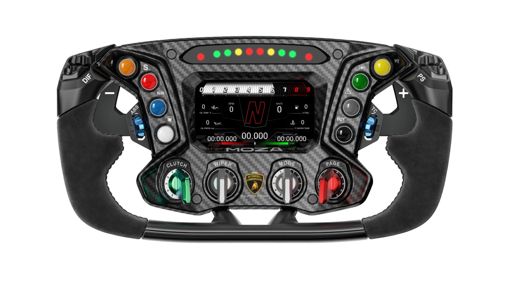 Moza racing controllore rs070 / scv12 wheel nero