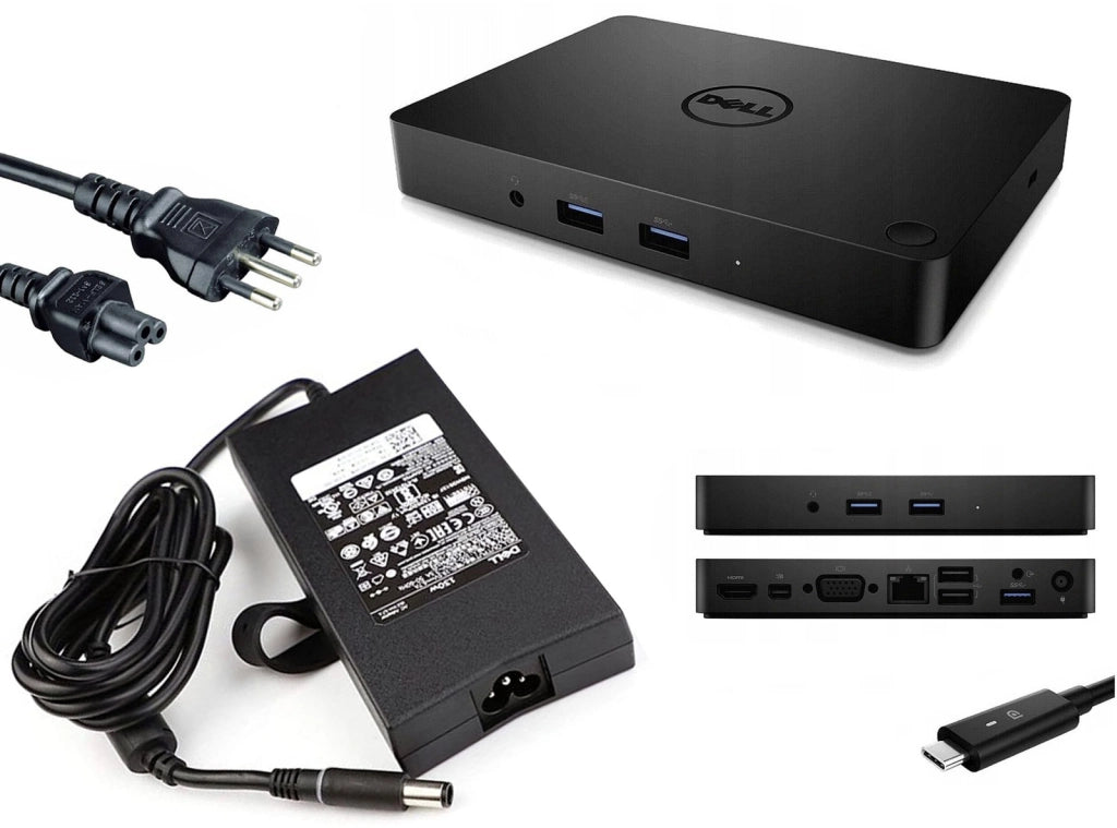 Bundle Docking Station Dell K17A USB-C Monitor 4K Gigabit Espandi le possibilità del tuo notebook con la docking station più potente Collegamento UNIVERSALE WD15 Thunderbolt Completa di Alimentatore da 130W