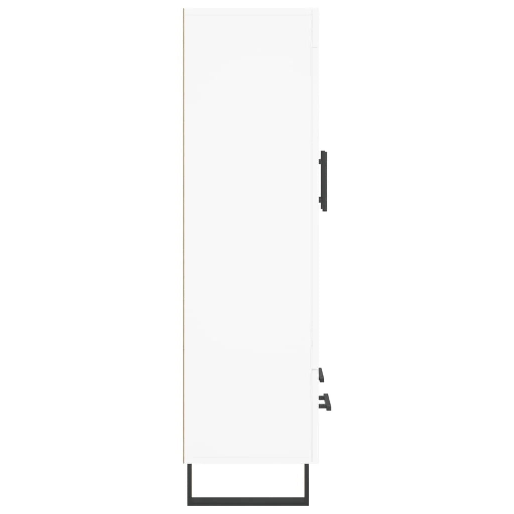 Buffet credenza cassettiera mobiletto mobile contenitore organizer cucina soggiorno salotto alto 69,5 x 31 x 115 cm legno ingegnerizzato bianco 02_0032504