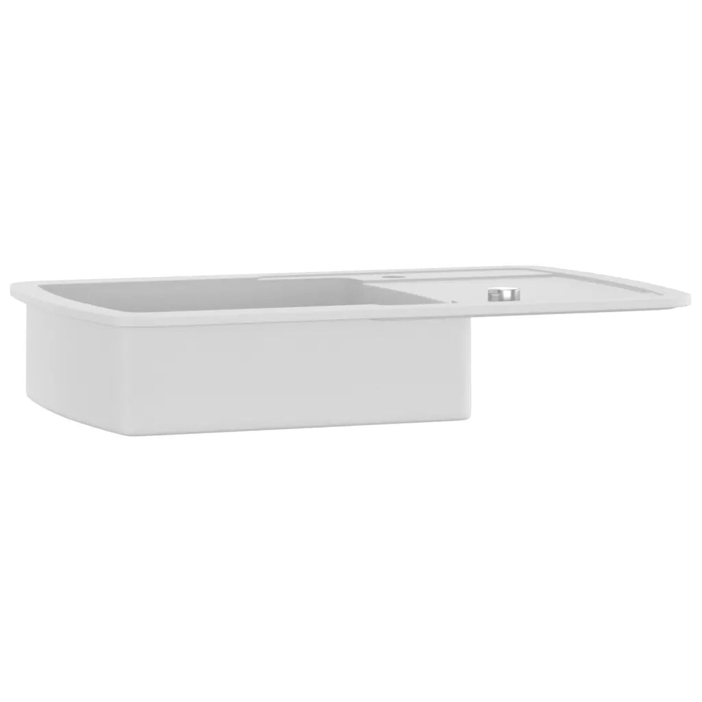 Lavello da Cucina in Granito Vasca Singola Bianco CFW2793324