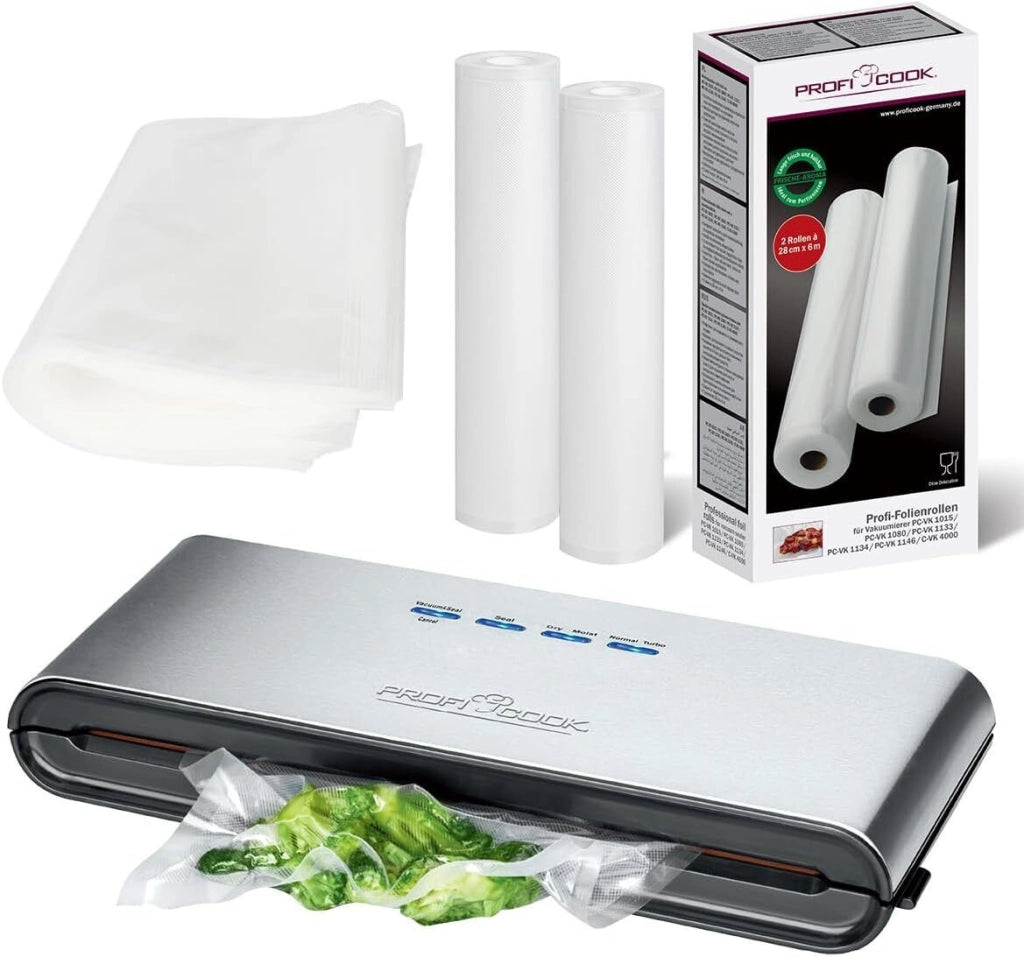 ProfiCook VK1080 PC-VK 1080 Macchina per Sottovuoto 120 W Acciaio Inox colore Nero