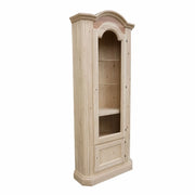 Vetrina ad angolo 2 porte grezzo in legno 55x55x185 (926) - Mobili 2G