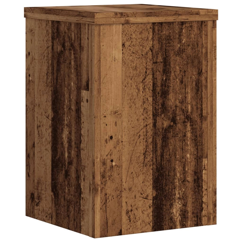Portavasi mobili per fiori set da 2 legno di recupero legno ingegnerizzato marrone 02_0045376