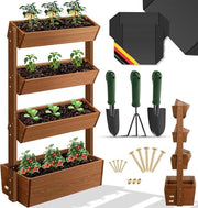 Sistema di Irrigazione Verticale per Giardino - Cucina di Giardino - Contenitore per Piante - Scheda di Coltivazione - Modello Bruin