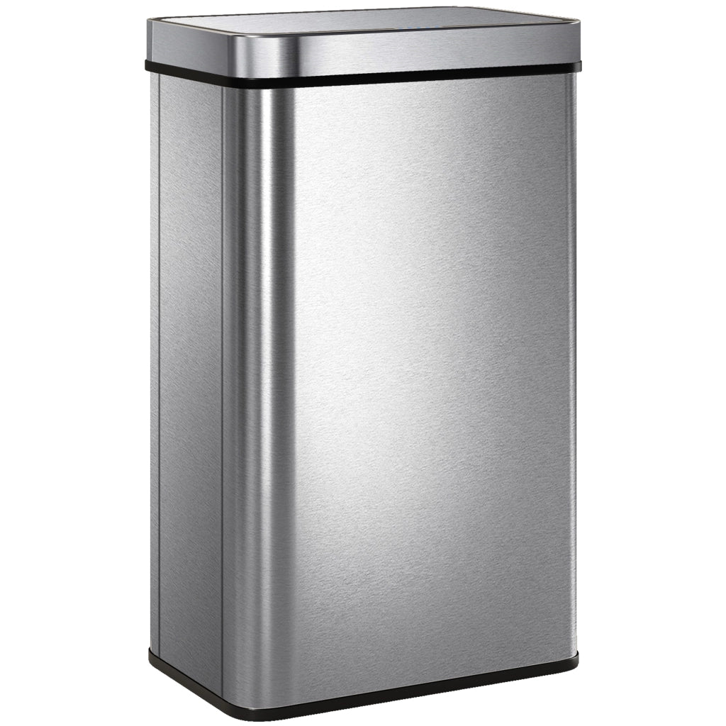 Cestino per rifiuti a sensore 60 L ¨C zephmum ¨C Acciaio inox argento