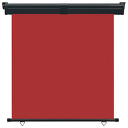 vidaXL Tendalino Laterale per Balcone 165x250 cm Rosso