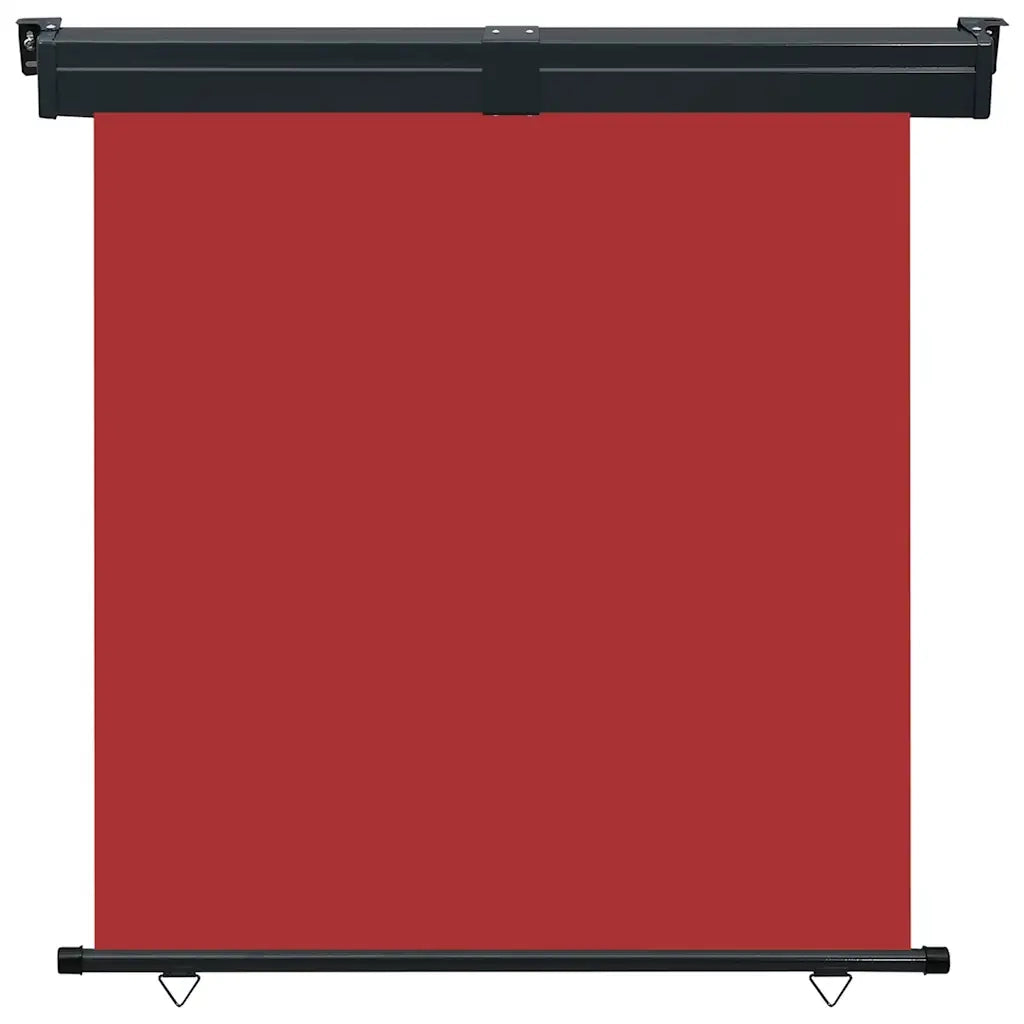 vidaXL Tendalino Laterale per Balcone 165x250 cm Rosso