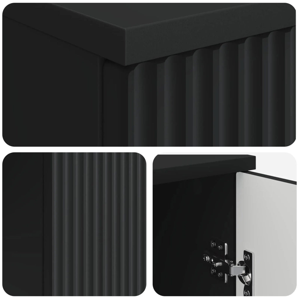 Scrivania Nero 142,5 x 50 x 75 cm Legno ingegnerizzato 3414595