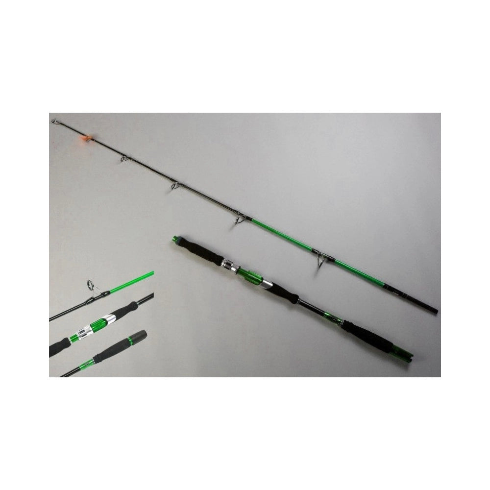 Trade Shop - Canna Da Pesca Mare Lago Lunghezza 1.8 Mt 10/30g Telescopica Portatile Leggera -
