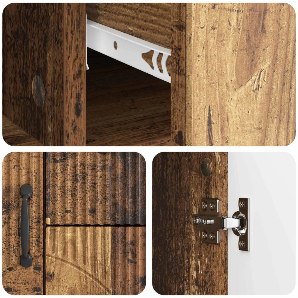 Credenza Legno antico 89 x 34,5 x 57 cm Legno ingegnerizzato