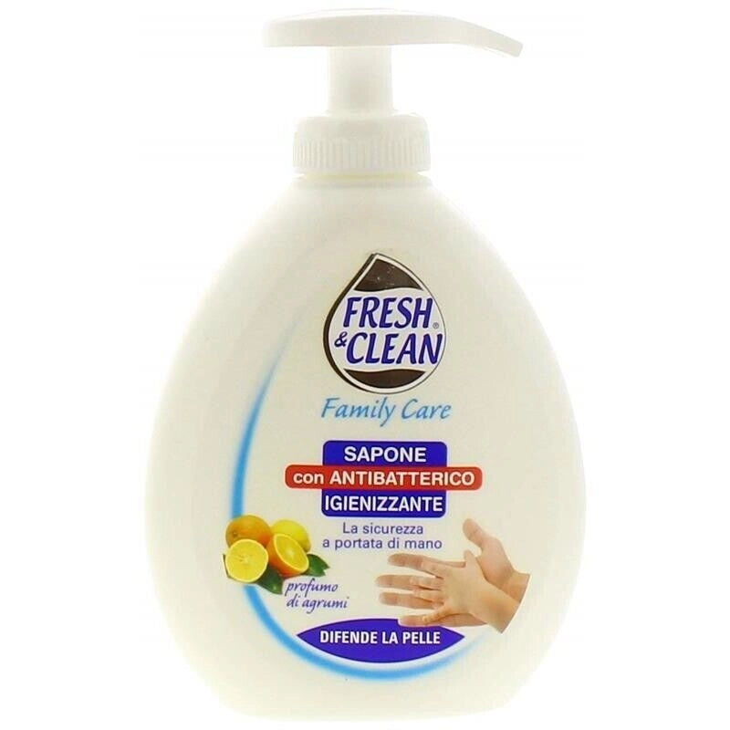 SET 12 FRESH & CLEAN SAPONE LIQUIDO ANTIBATTERCO 300ML