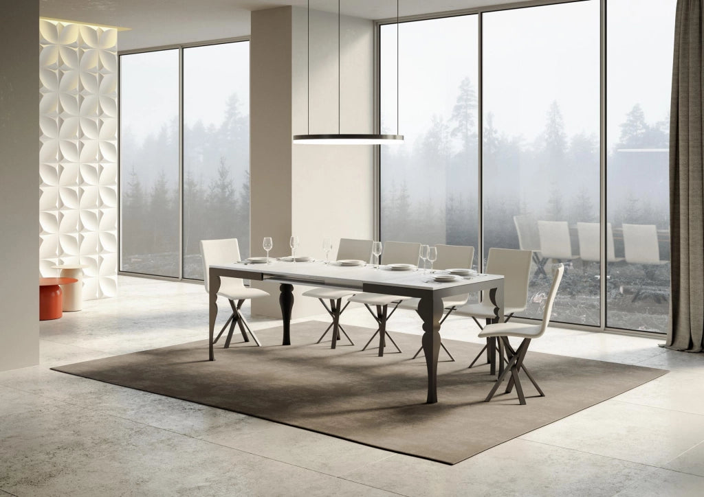 Tavolo Allungabile 180-284x90x80 cm Paxon Evolution Bianco Frassino