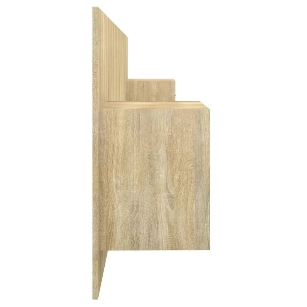 Testiera | Testata Letto con Armadietti Legno Multistrato Rovere Sonoma