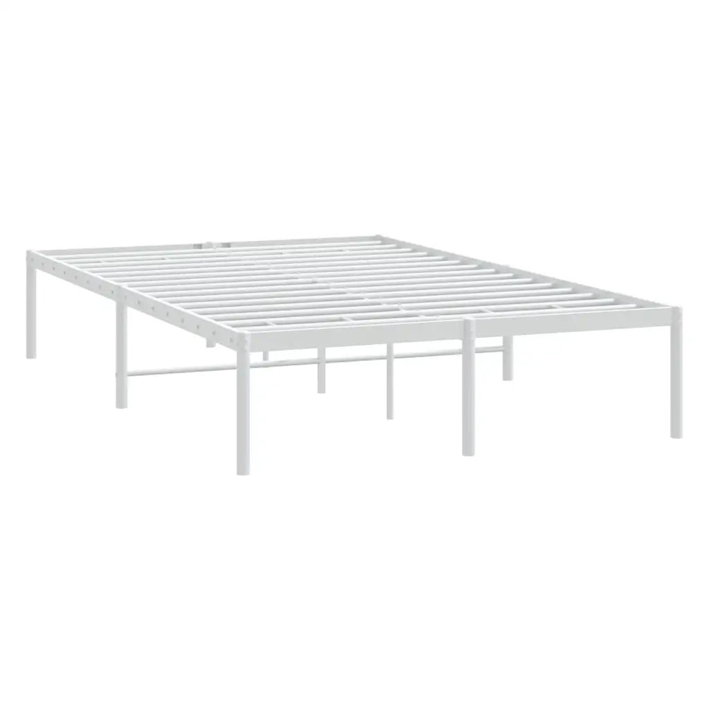 Giroletto-Struttura Letto in Metallo Bianco 120x200 cm 128514