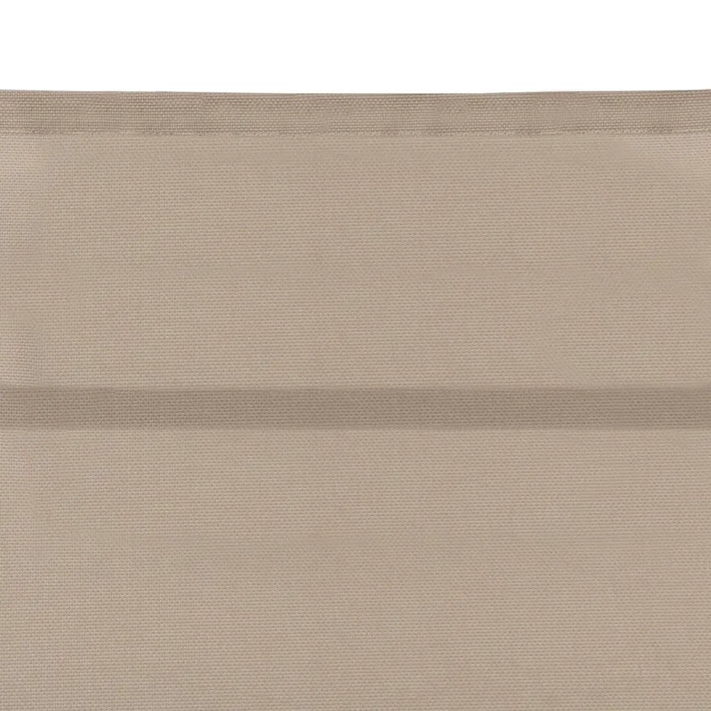 Lettino Prendisole in Textilene e Alluminio Crema 310522