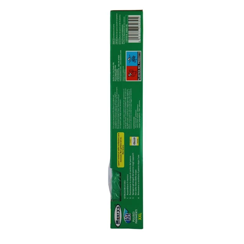 MAURYS KIT PULISCI PAVIMENTI XXL + RICARICA DI 2 PANNI+ WET 2 PZ - TRATTIENE LA POLVERE + FIBRE MORBIDE