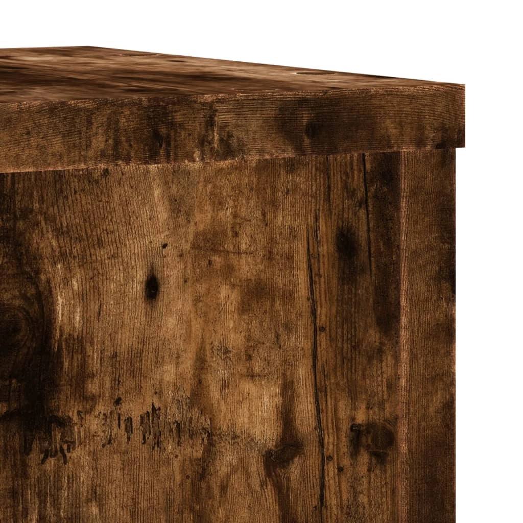 Portavasi mobili per fiori set da 2 legno ingegnerizzato marrone 02_0045313