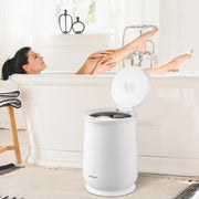 Scalda asciugamani secchio grande da 21L, Riscaldatore da bagno per asciugamani oversize e coperte Bianco