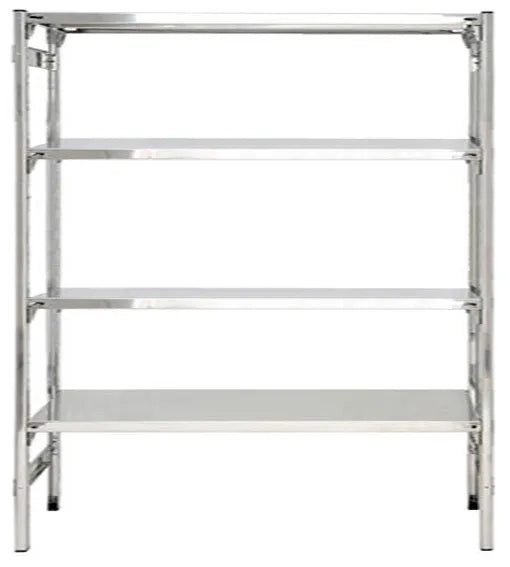 Scaffale in acciaio inox per mense cucine ristoranti panifici cm. 160x60x180h