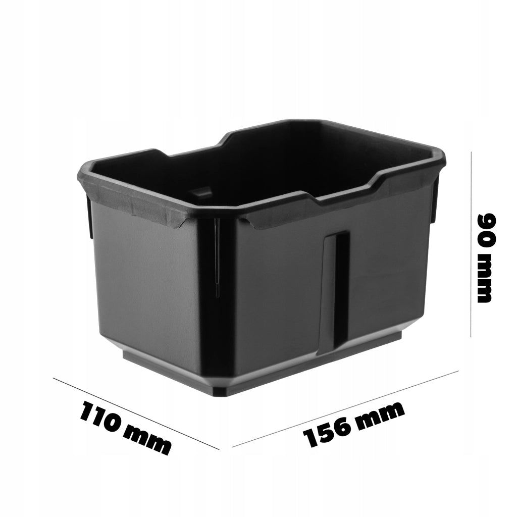 Set di 4 contenitori organizer in plastica KADAX per officina.