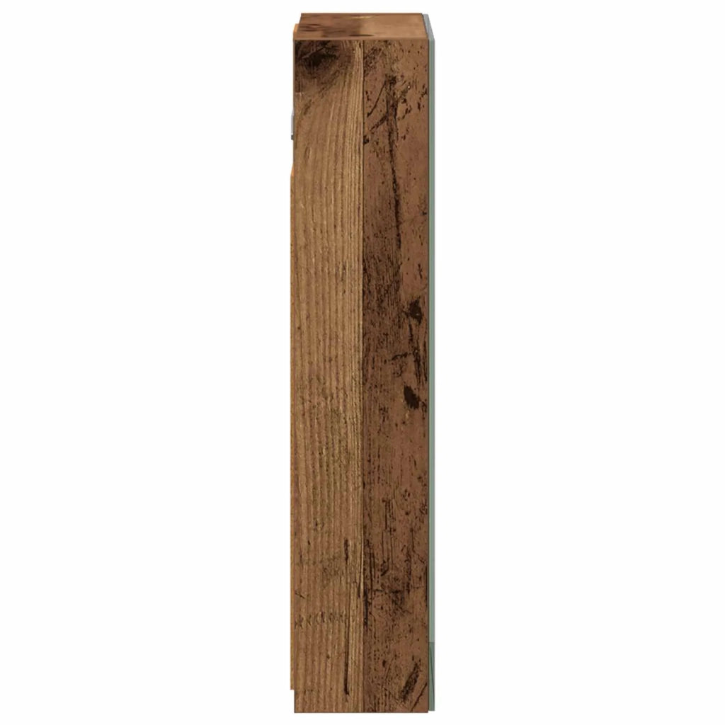 Mobiletto per specchio da bagno Legno vecchio 30 x 10,5 x 50 cm 889013