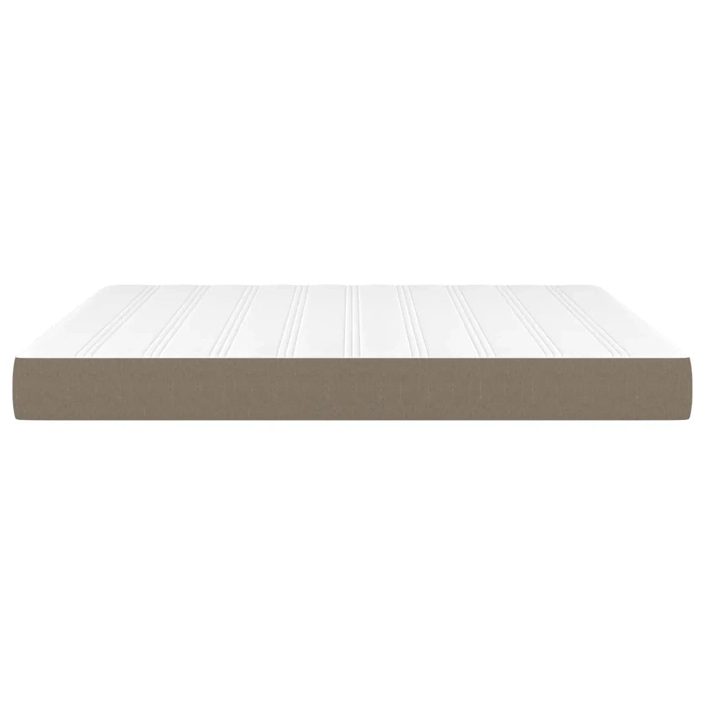 Materasso a Molle Insacchettate Rigidità Media Grigio Tortora 180x200x20 cm 347838