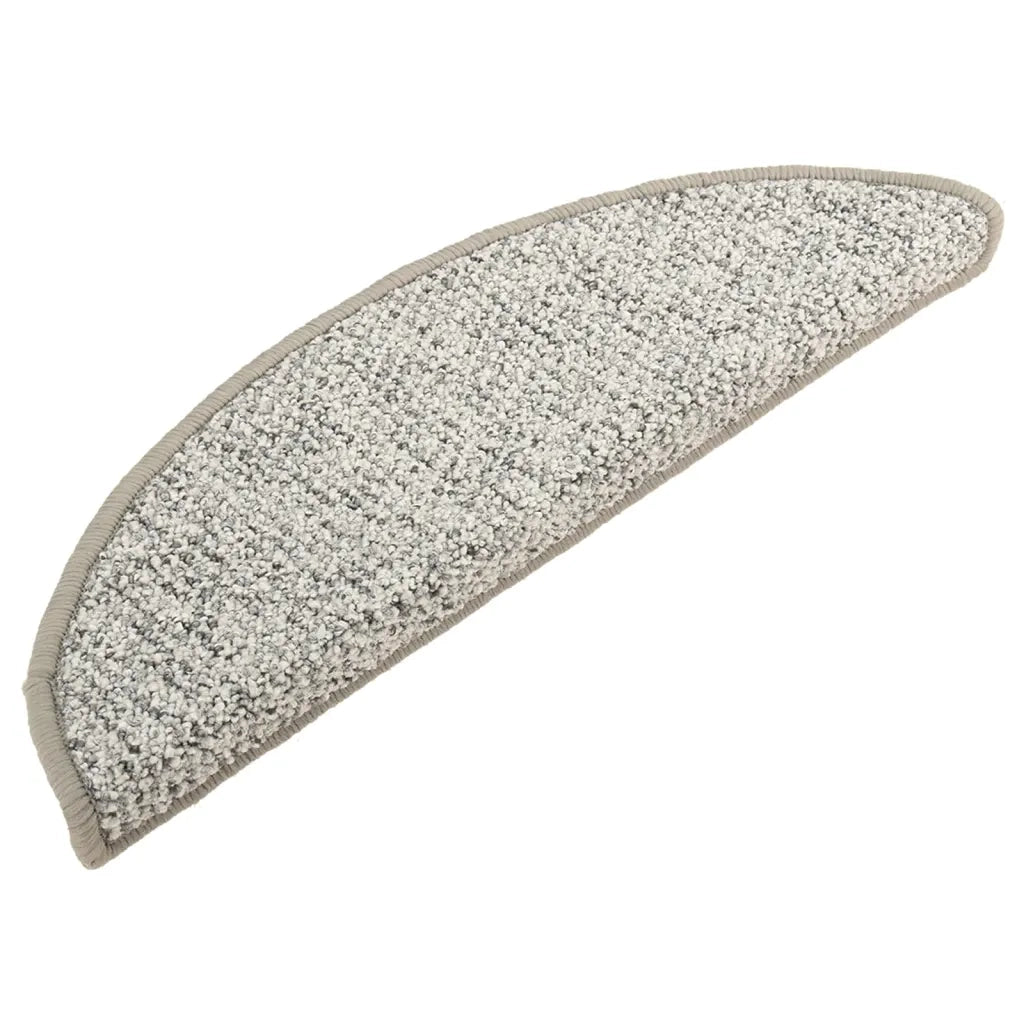 Tappetini per Scale 15 pz Grigio Chiaro 56x20 cm cod mxl 76856