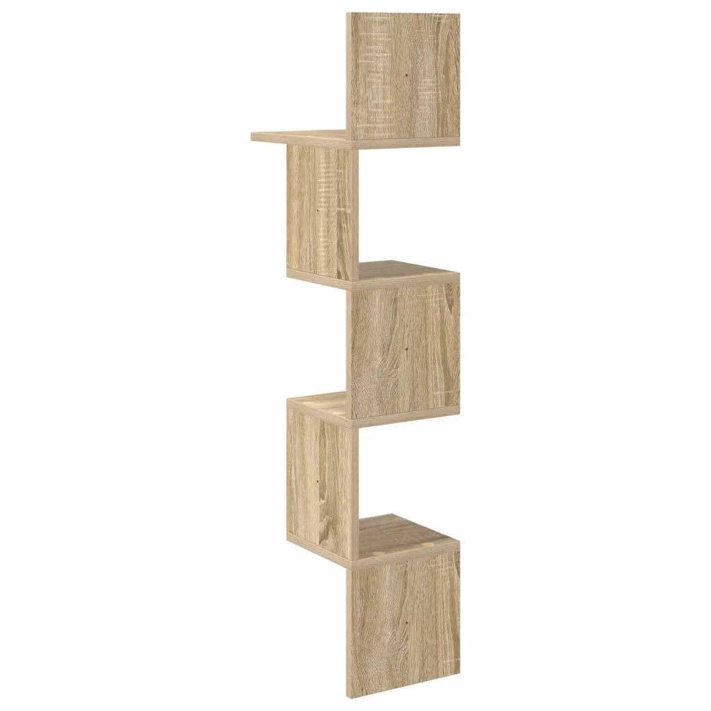 Scaffale da parete A parete Marrone 32 x 21 x 107 cm 8012134