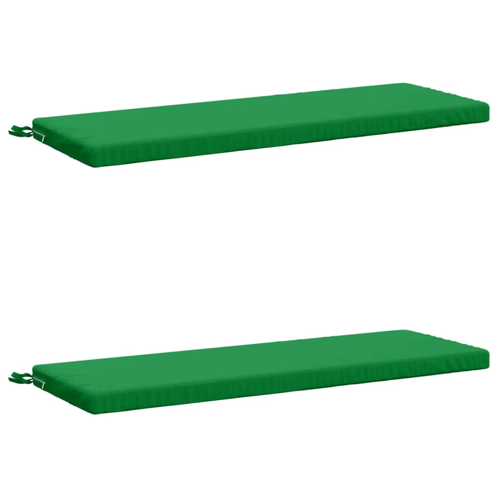 Cuscini per Panchina a 2 Pezzi SOEST 2 pz 100% Poliestere Verde 948831