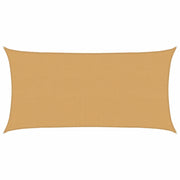 Vela Parasole | Telo Ombra | Vela da ombra 160 g/m2 Rettangolare Sabbia 2x4 m in HDPE