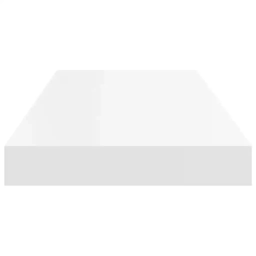 Scaffali a Parete 2 pz Bianco 60x23,5x3,8 cm in MDF cod mxl 33569