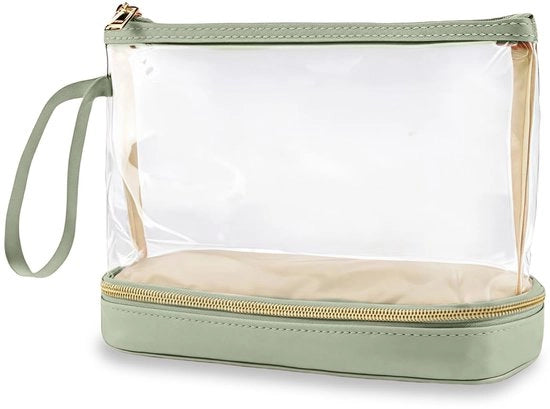 Borse di toilette trasparenti, borse di toilette trasparenti, borse di trucco trasparenti, sacchetti di liquidi, accessori di viaggio per mano, accessori di viaggio per trasporto liquidi, borse di toilette per famiglie, uomini e donne