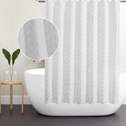 Douchegordijn 180x180 cm in tessuto a tinta unita - tenda bagno boho con 12 ganci - accessori per la stanza da bagno