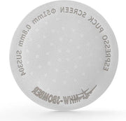 Filtro espresso metallico per portafilter 51 mm, 180 μm, rottura 08 mm, in acciaio inossidabile, riutilizzabile