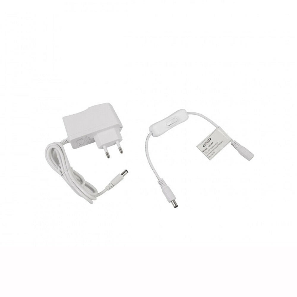 Trade Shop - Lampada Da Tavolo Led Moderna A Spirale Curva 12watt Luce Da Comodino Bianca D05 -