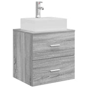 Mobile Lavabo | Armadio Lavabo da Parete Sonoma grigio 49,5 x 41 x 62,5 cm