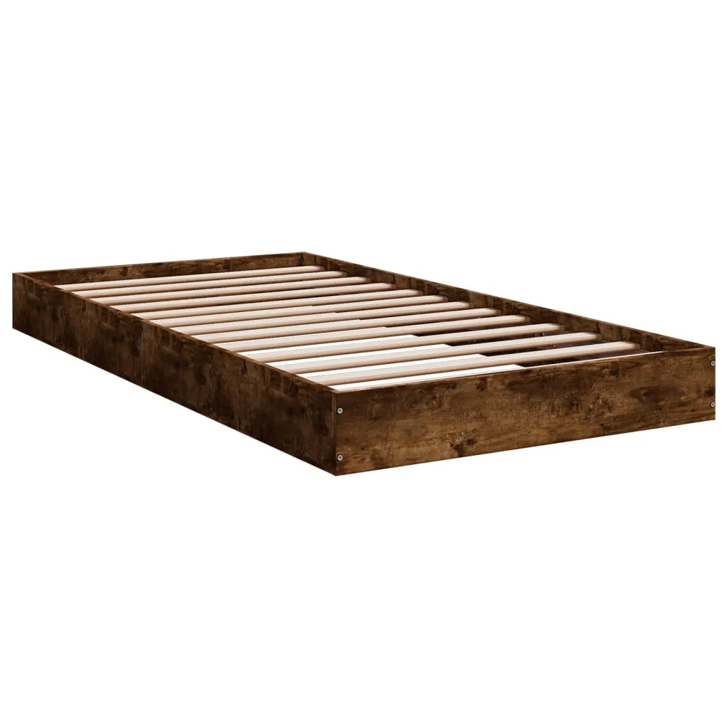 Giroletto senza Materasso Rovere Fumo 100x200 cm in Truciolato 842060