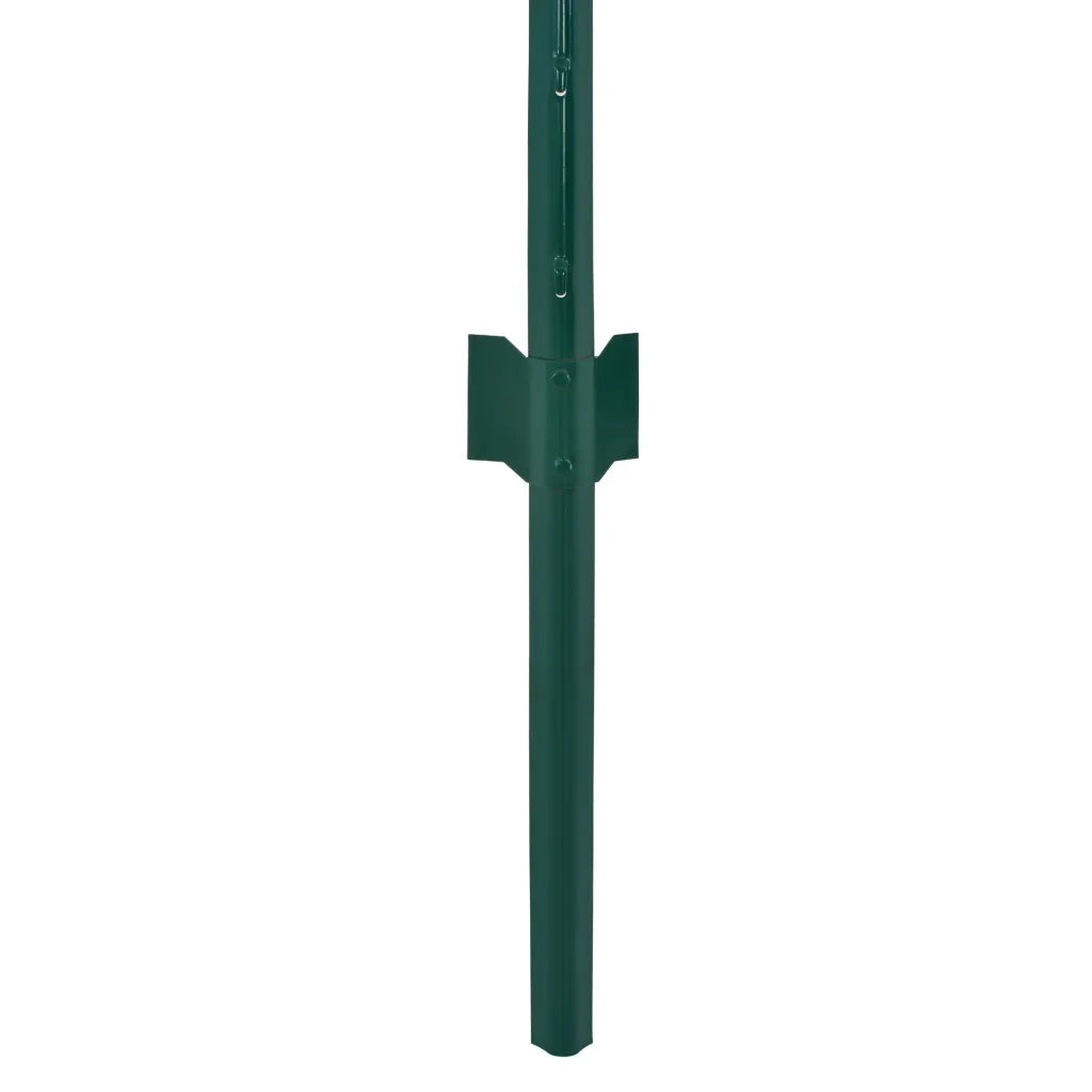 Rete per Recinzione con Pali in Acciaio 25x2 m Verde cod mxl 66558