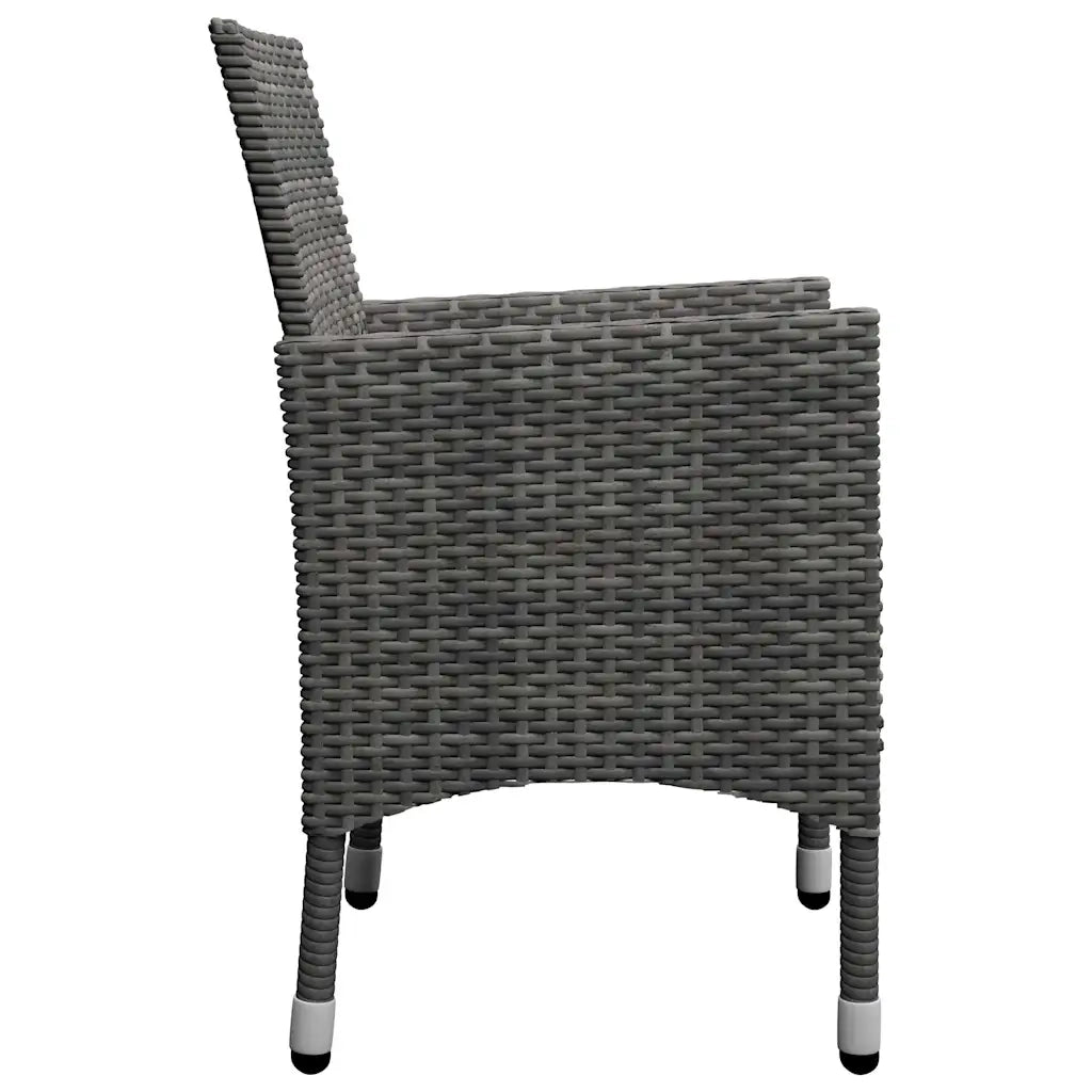 Set Mobili da Pranzo per Giardino 5 pz Grigio 3067684