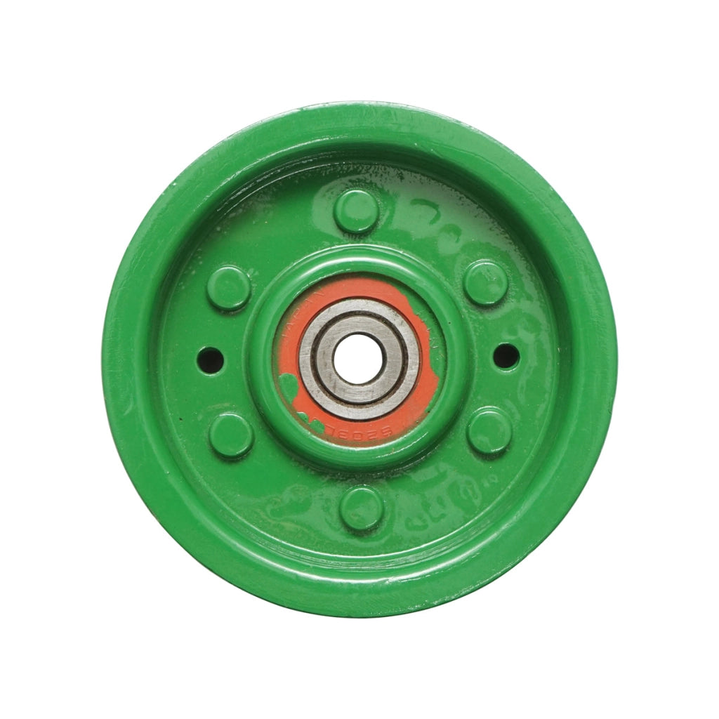 Puleggia tendicinghia per mietitrebbia John Deere, codice OEM AH140497.