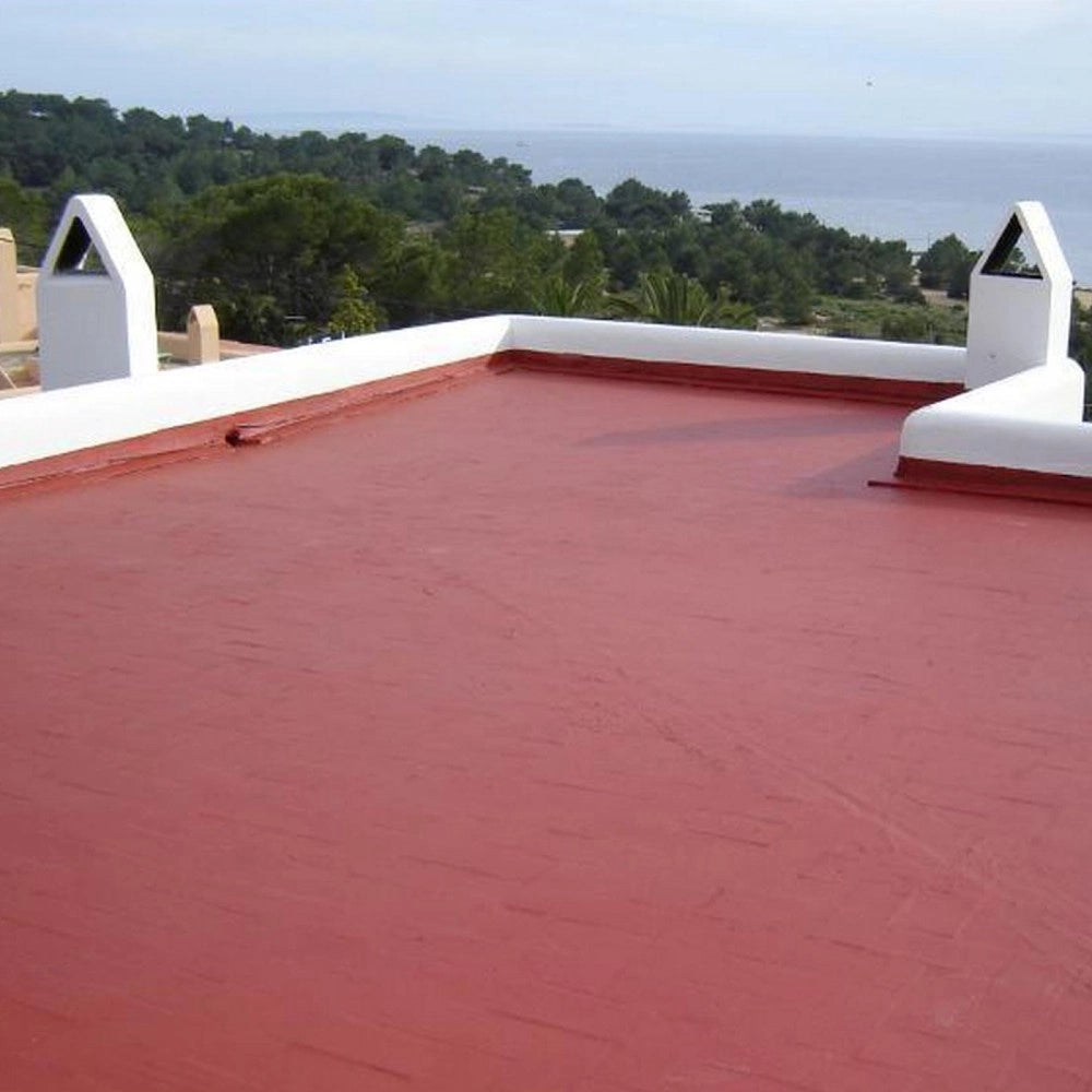 Acrigum 5kg rossa guaina liquida isolante pittura acrilica per terrazzi
