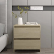 Comodino-Tavolino da notte Rovere Sonoma 45x34,5x44,5 cm in Truciolato