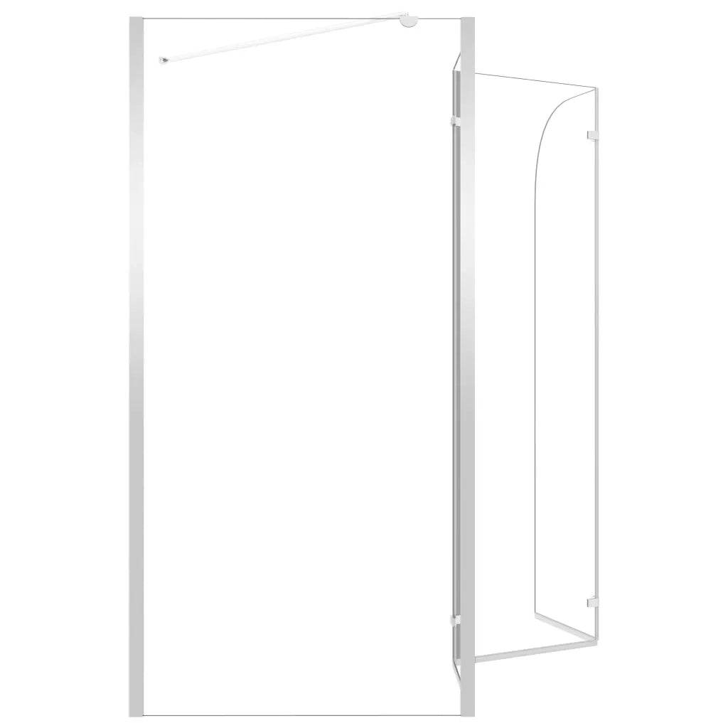 Cabina da Bagno 120x69x130 cm in Vetro Temperato Trasparente cod mxl 48904