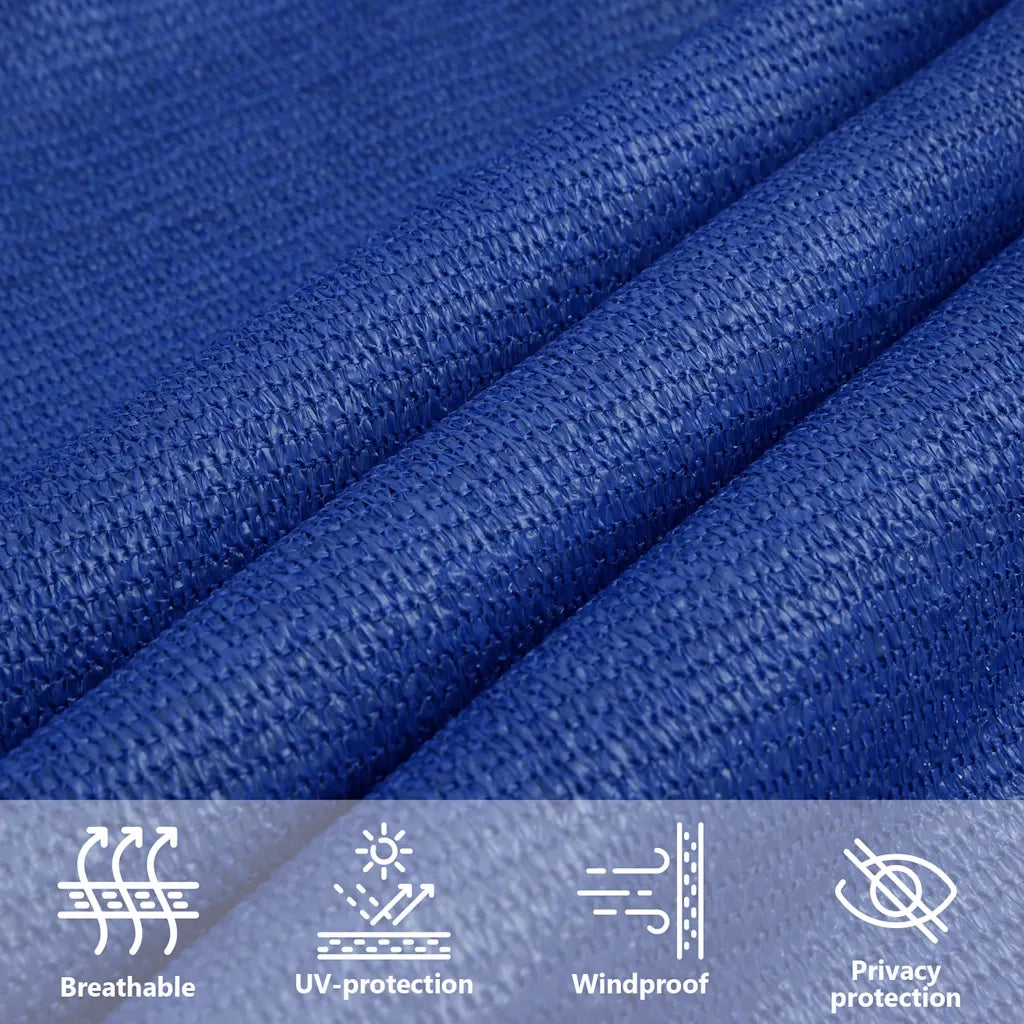 Vela Parasole 160 g/mÂ² Blu 3x3x4,2 m in HDPE cod mxl 21907