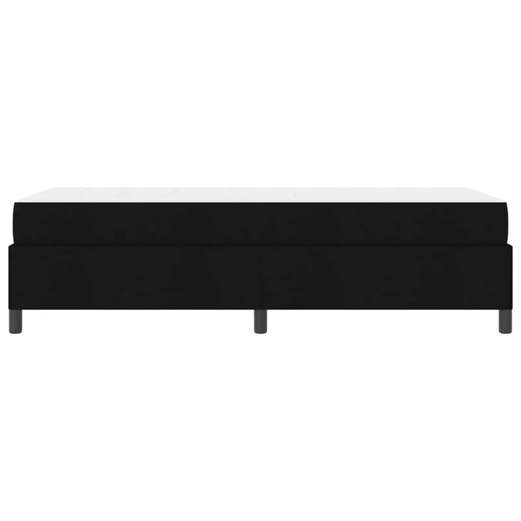 Letto a molle con materasso Nero 90 x 190 cm Tessuto 3398824