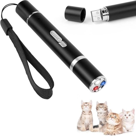 Giocattoli Interattivi per Gatti e Cani - Giocattolo LED Intelligente per Addestramento e Esercizi, Ricaricabile via USB