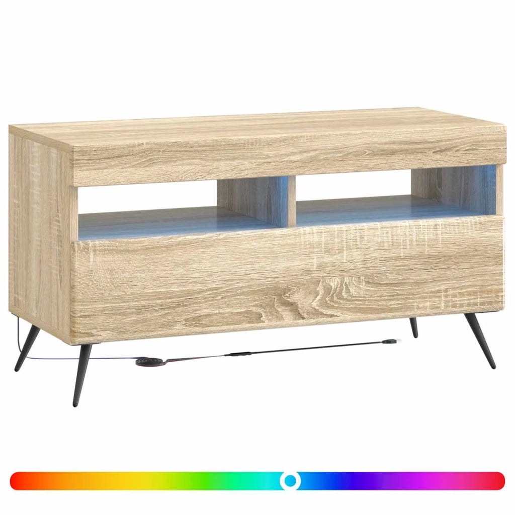 Mobile TV LED Rovere Sonoma Legno ingegnerizzato 897657