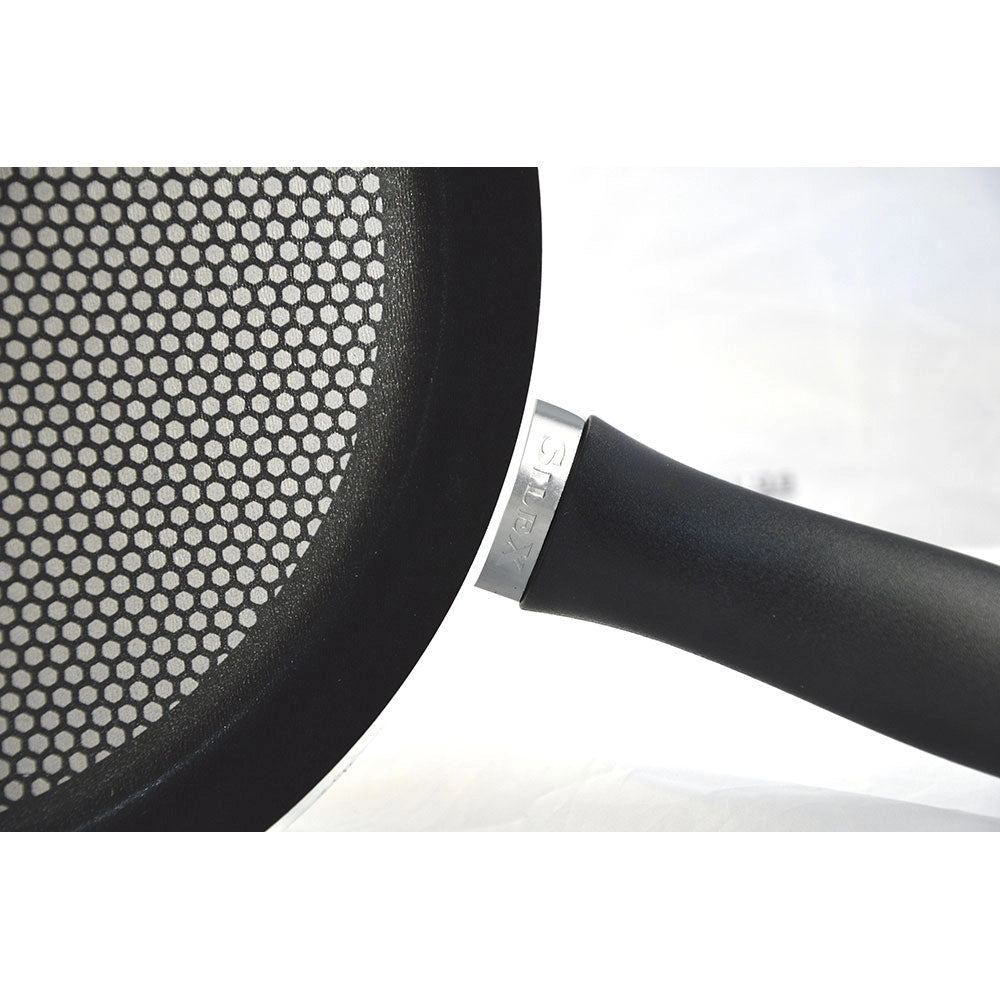 Set 2 Padelle Ø 24-28 cm Antiaderente Induzione Silex Collection Nero