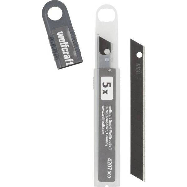 SET 5 LAME A SPEZZARE 9MM NERE PROFESSIONALI